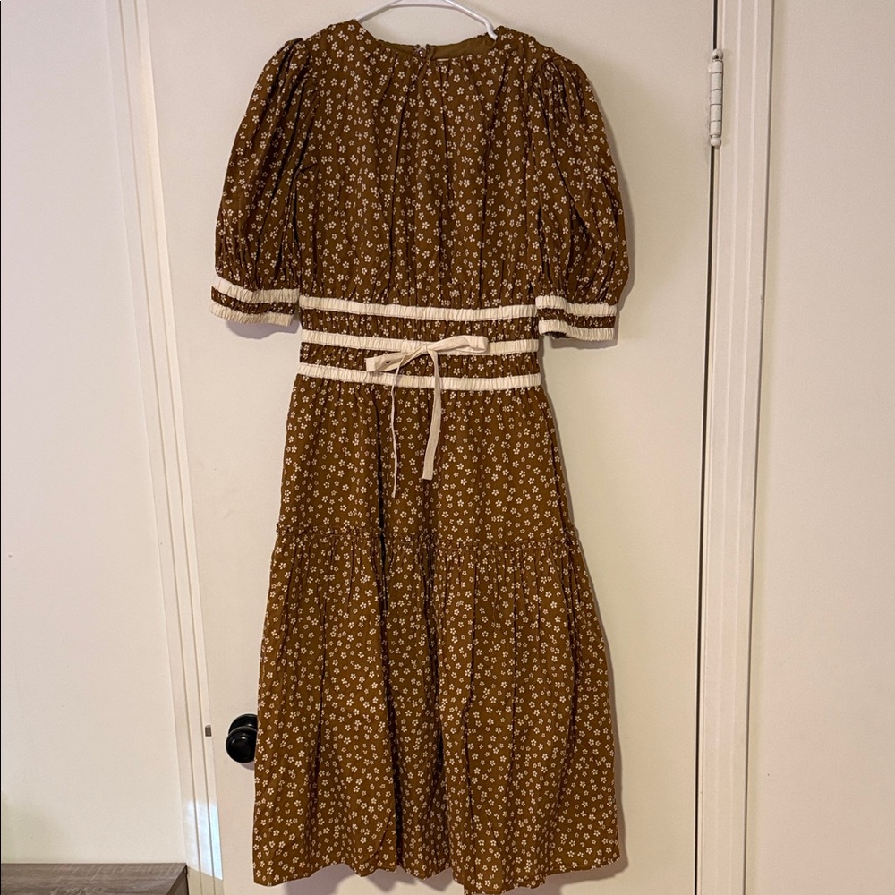 AUREUM Brown Floral Dress